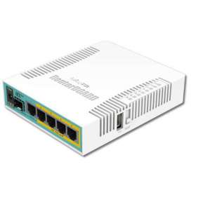 MIKROTIK RouterBOARD hEX PoE + L4 (800MHz  128MB RAM, 5xGLAN switch, PoE in/out, zdroj)