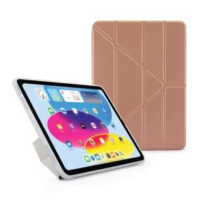 Pipetto puzdro Origami TPU Case pre iPad 10.9" 2022 10th Gen - Rose Gold