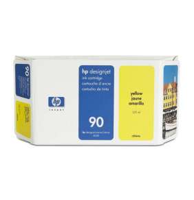 HP 90 Žlutá inkoustová kazeta, 225 ml