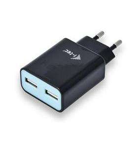 i-tec USB Power Charger 2 Port 2.4A Black