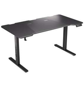 ENDORFY herný stôl Atlas L electric / 150cm x 78cm / nosnosť 80 kg / elektricky výškovo nastavitelný (73-120cm) / čierny