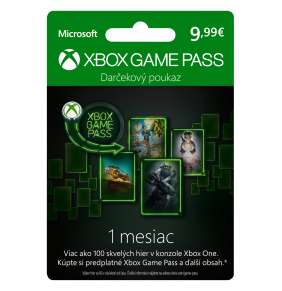 ESD XBOX - Game Pass dárková karta 9,99 EUR (předplatné na 1 měsíc)  pro EUR účty!