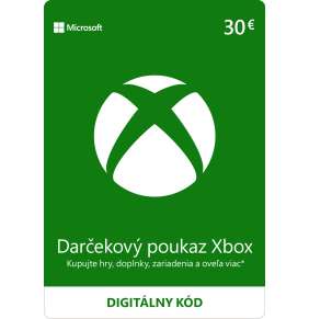 ESD XBOX - Dárková karta Xbox 30 EUR