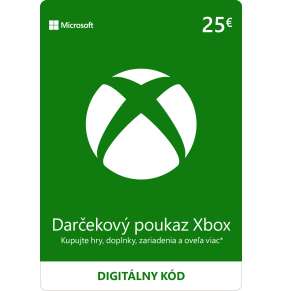 ESD XBOX - Dárková karta Xbox 25 EUR