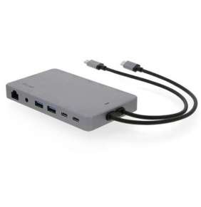 LMP USB-C Display Dock 2 4K 12-port - Space Gray Aluminium