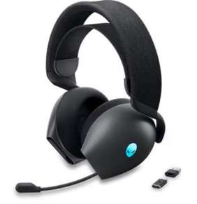 DELL AW720H/ Alienware Dual-Mode Wireless Gaming Headset/ bezdrátová sluchátka s mikrofonem/ černé