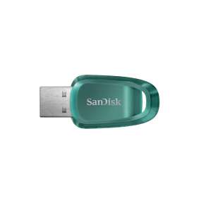 SanDisk Flash Disk 64GB Ultra Eco , USB 3.2 Gen 1, Upto 100MB/s R
