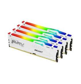 Kingston FURY Beast/DDR5/64GB/5200MHz/CL40/4x16GB/RGB/White