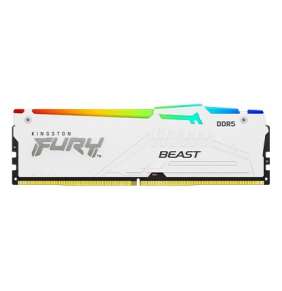 Kingston FURY Beast White/DDR5/64GB/6000MHz/CL40/2x32GB/RGB/White