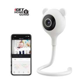 iGET HGWIP816 - WiFi chůvička, kamera FullHD, měření teploty a vlhkosti, noční vidění, melodie