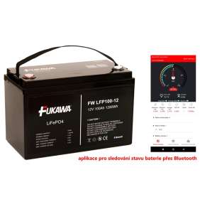 FUKAWA LFP100-12 LiFePo4 (12,8V 100Ah Bluetooth)