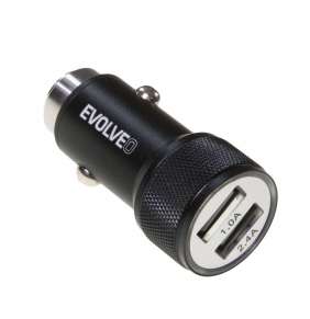 EVOLVEO MX240, 2x USB nabíječka do auta , 3.4A 