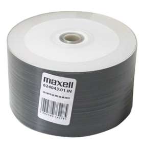 CD-R MAXELL Printable White "BLANK" 700MB 52X 50ks/spindel