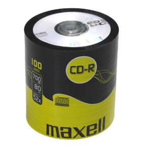 CD-R MAXELL 700MB 52X 100ks/spindel