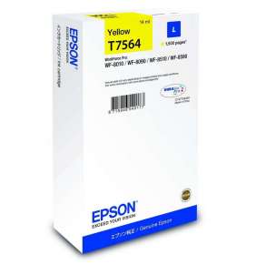 Epson inkoustová náplň/ C13T756440/ DURABrite Pro/ vel. L/ WF-8010/WF-8510/WF-8090/WF-8590/ žlutá