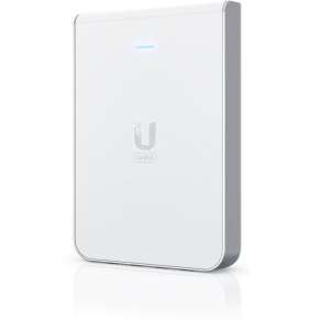 Ubiquiti UniFi 6 Access Point WiFi 6 In-Wall with a built-in PoE switch.