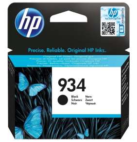 HP inkoustová kazeta 934 černá C2P19AE originál