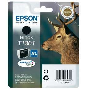 Epson inkoustová náplň/ T1301/ Singlepack T1301 DURABrite Ultra Ink/ XL Černá