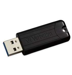 VERBATIM Flash disk Store 'n' Go PinStripe/ 16GB/ USB 3.0/ černá