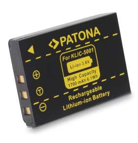 PATONA baterie pro foto Kodak KLIC 5001 1700mAh