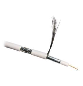 DATACOM Koaxiální kabel RG-59  (6,3mm/0,9mm) 75 Ohm  250m bílý