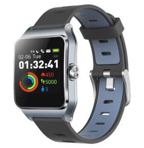 UMAX chytré hodinky U-Band P1 PRO/ 1,3" IPS/ Bluetooth 4.2/ MTK2511/ GPS/ ATM50/ iOS 8.0 +/ Android 4.3 +/ šedo-stříbrné