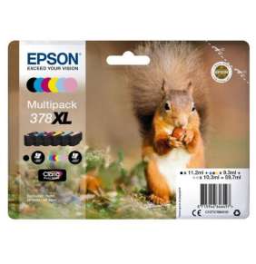 Epson inkoustová náplň/ C13T37984010/ multipack/ 378 XL Claria/ Expression Photo XP-8500, XP-8505/ 6 barev