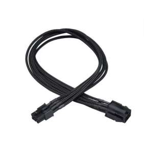 AKASA prodlužovací kabel pro VGA FLEXA V6 6pin (M) na 6pin (F) / AK-CBPW07-40BK / černý / 40cm