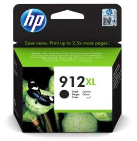 HP cartridge 912XL (black, 825str.) pro HP OfficeJet 8013, HP OfficeJet Pro 8023