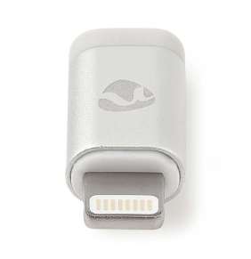 NEDIS synchronizační a nabíjecí adaptér/ 8pinová Lightning zástrčka na USB 2.0 Micro B zásuvku
