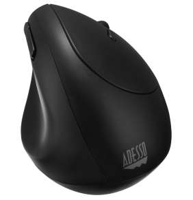 Adesso iMouse V10 mini/ bezdrátová myš 2,4GHz/ vertikální ergonomická/ optická/ 800/1200/1600 DPI/ USB/ černá