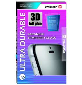 Swissten sklo Ultra Durable 3D FullGlue Glass pro iPhone 7 Plus/8 Plus černé