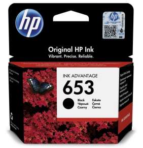 HP 653 černá inkoustová náplň (3YM75AE)