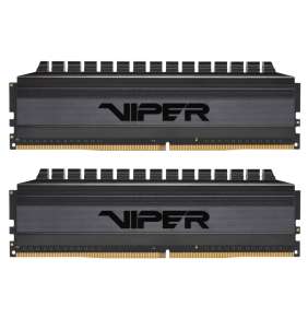 PATRIOT Viper 4 Blackout 64GB DDR4 3200MT/s / DIMM / CL16 / 1,35V / Heat Shield / KIT 2x 32GB