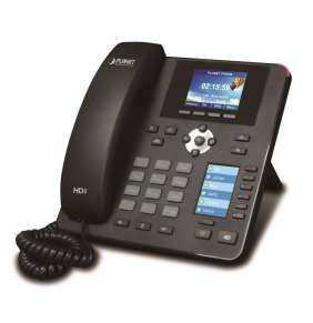 Planet VIP-2140PT VoIP telefon, G.722 HD, LCD+DSS displeje, BLF tlačítka, 4x SIP účty, Auto konf, PoE, CZ