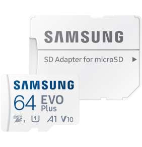 Samsung Micro SDXC karta 64GB EVO Plus + SD adaptér