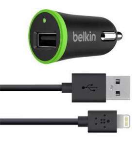 Belkin nabíjačka do auta BOOSTUP™ s Lightning káblom 12W/2.4A - Black