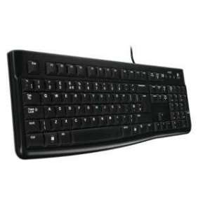 Logitech Keyboard K120, Ukrainian, USB, black