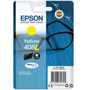 Epson inkoustová náplň Singlepack 408L DURABrite Ultra Ink/ C4810DTWF/ Žlutá