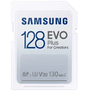 Samsung EVO Plus/SDXC/128GB/130MBps/UHS-I U3 / Class 10