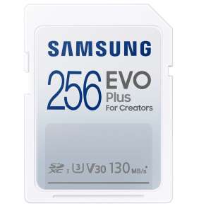 SAMSUNG EVO Plus SDXC 256GB / CL10 UHS-I U3 / V30