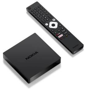 NOKIA android box 8000/ 4K Ultra HD/ NETFLIX/ 02 TV/ HDMI/ USB 3.0/ USB-C/ USB 2.0/ BT/ Wi-Fi/ LAN/ Android TV 10/ černý