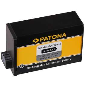 PATONA baterie pro digitální kameru Garmin VIRB 360 1100mAh Li-lon 3,8V
