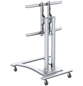 Neomounts  PLASMA-M1200 / Mobile Flat Screen Floor Stand (height: 80-120 cm) / Silver