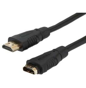 PremiumCord prodlužovací HDMI kabel/ HDMI-HDMI/ černý/ 5m