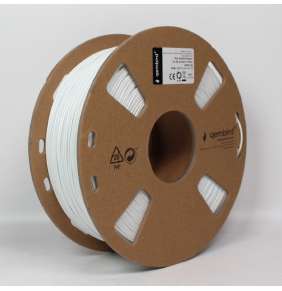 Tlačová struna (filament) GEMBIRD, PLA flexibilný, 1,75mm, 1kg, biela