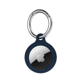 Next One puzdro Secure Silicone Key Clip pre Apple AirTag - Marine Blue