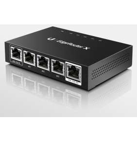 Ubiquiti EdgeRouter X - 5x GbE port, 1x PoE In 24V, 1x PoE Out 24V