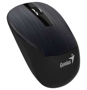 Genius NX-7015 černá, Myš, bezdrátová, optická, 1600DPI, 3 tlačítka, Blue-Eye senzor, USB, černá