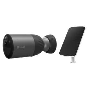 EZVIZ set kamera BC1C 4MP/ Bullet/ Wi-Fi/ 4Mpix/ krytí IP66/ objektiv 2,8mm/ H.265/ IR přísvit až 10m + solární panel